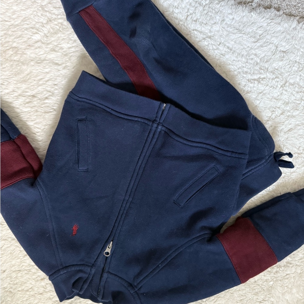 Kids Navy and Maroon Bottoms
